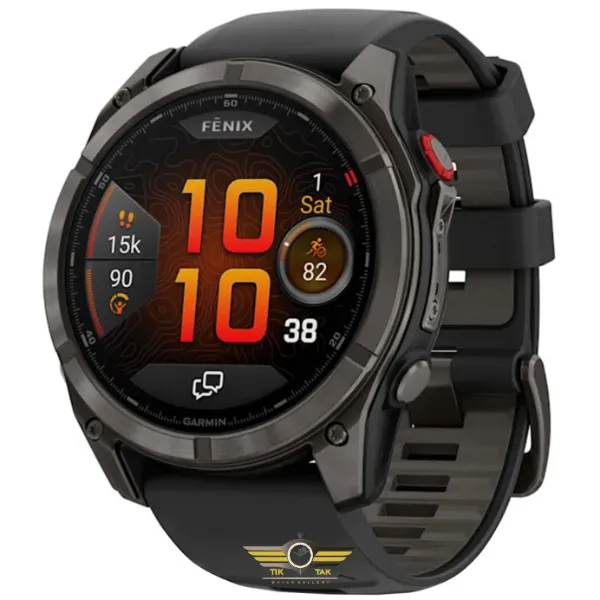 ساعت گارمین fenix 8 Pro – 51 mm AMOLED Sapphire Carbon Gray | گالری ساعت تیک تاک - نمایندگی محبوب ترین برند های ساعت جهان در ایران
