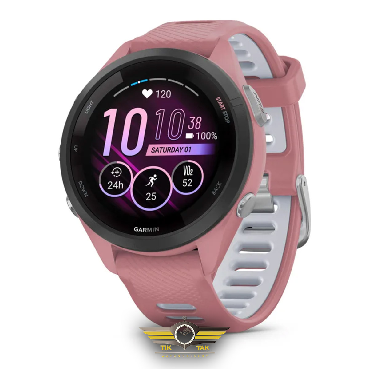 ساعت گارمین Forerunner 265S Dusty Pink - قیمت و خرید از گالری تیک تاک — تصویر ۲