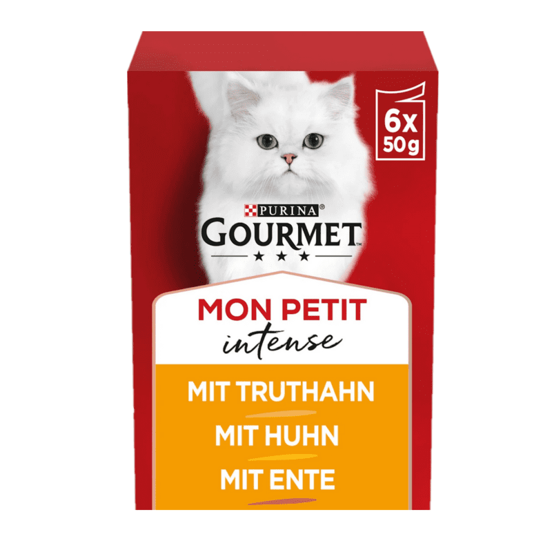مولتی پک پوچ گورمت مدل Mon Petit با طعم مرغ و اردک و بوقلمون بسته 6 عددی — تصویر ۳