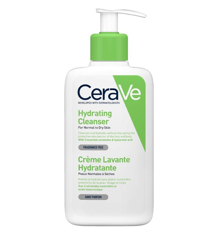 شوینده آبرسان Cerave مدل هیدراتینگ مناسب پوست نرمال تا خشک حجم 473 میلی لیتری اصل (ارسال به ضمانت اصل بودن) — تصویر ۲