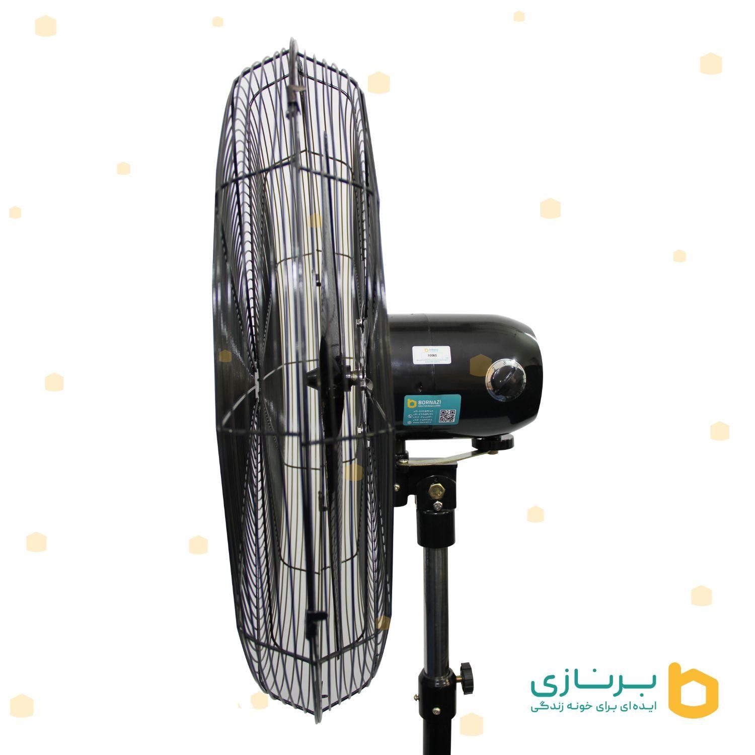 پنکه صنعتی برنازی سایز 75 ایستاده با کاور مخصوص . BORNAZI — تصویر ۴