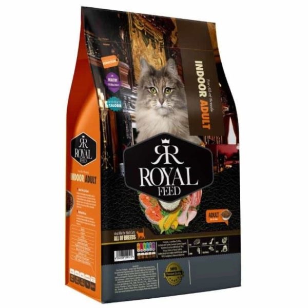 غذا خشک گربه بالغ رویال فید مدل Indoor Adult (فله) وزن 1 کیلوگرم