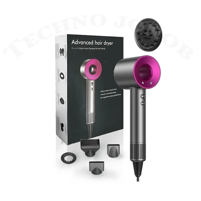 سشوار حرفه‌ای طرح دایسون مدل Advanced Hair Dryer (نسخه های‌کپی درجه یک با اتصالات مگنتی ۳۶۰ درجه) — تصویر ۳