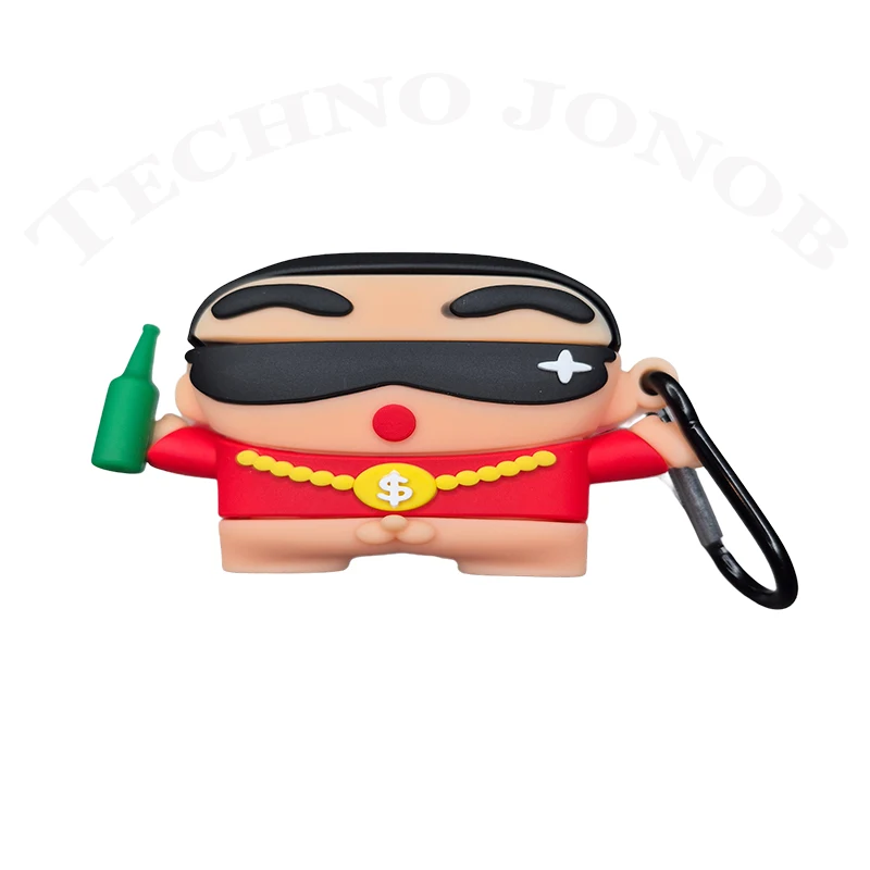 کاور فانتزی ایرپاد پرو 2 طرح فانی من Funny man سیلیکونی اورجینال — تصویر ۲