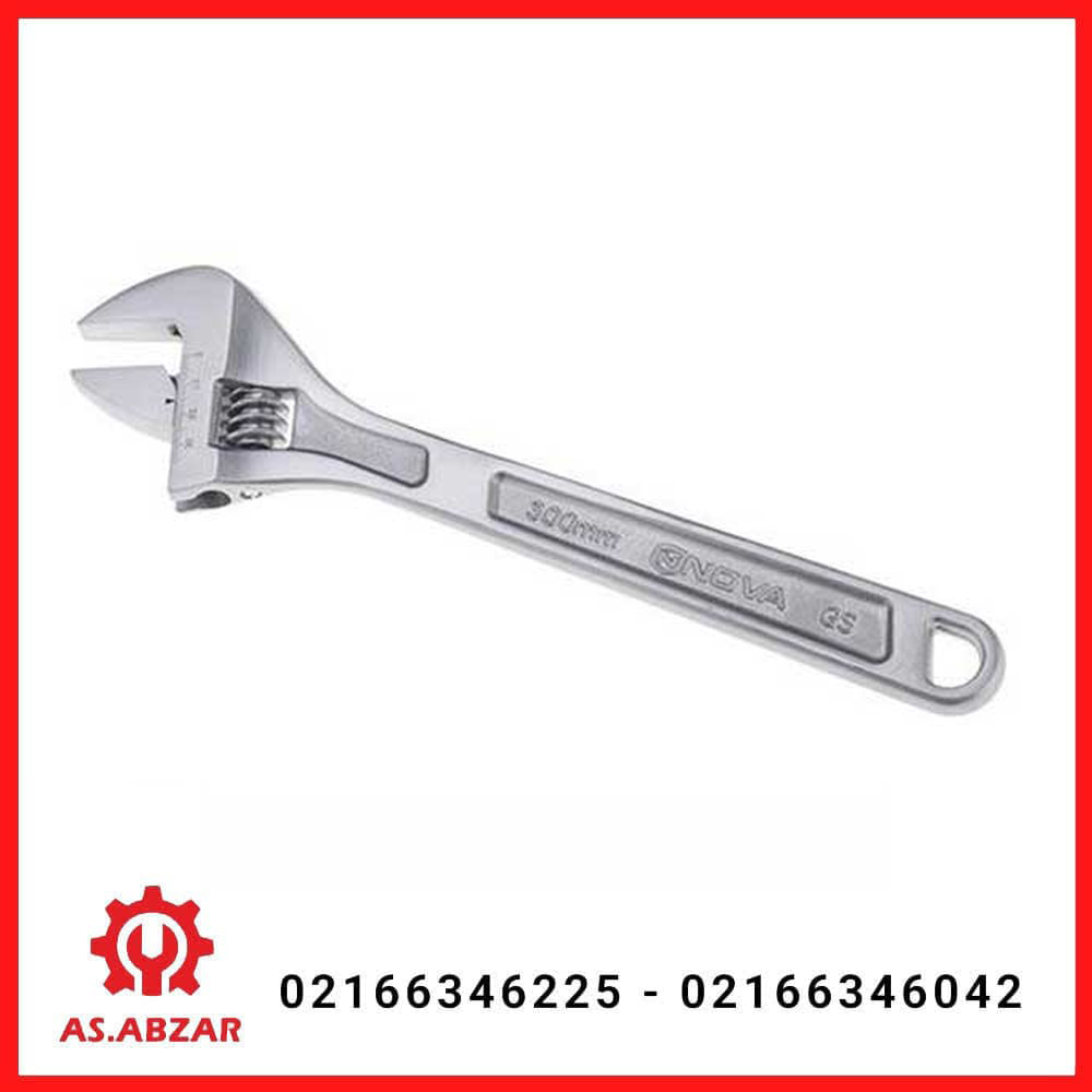 آچار فرانسه سفید سایز 6 اینچ نواا مدل NTA – 3001