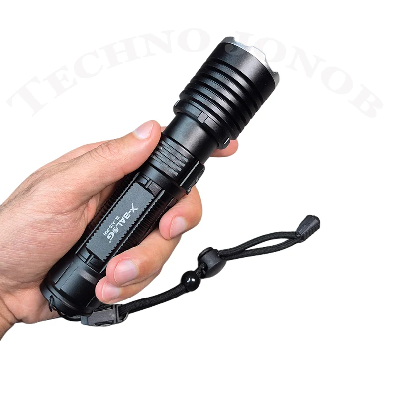 چراغ قوه حرفه ای X-BALOG مدل BL-A76-P90 باتری 8800 میل آمپری — تصویر ۳