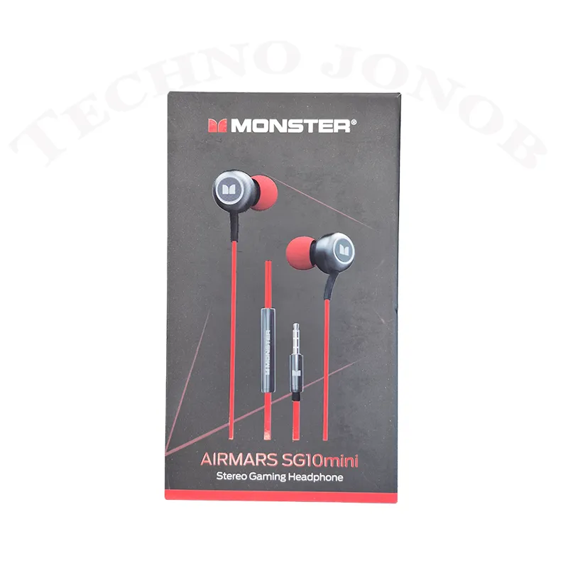 هندزفری سیمی گیمینگ مانستر (Monster) با جک 3.5 میلی‌متری مدل SG10mini — تصویر ۳