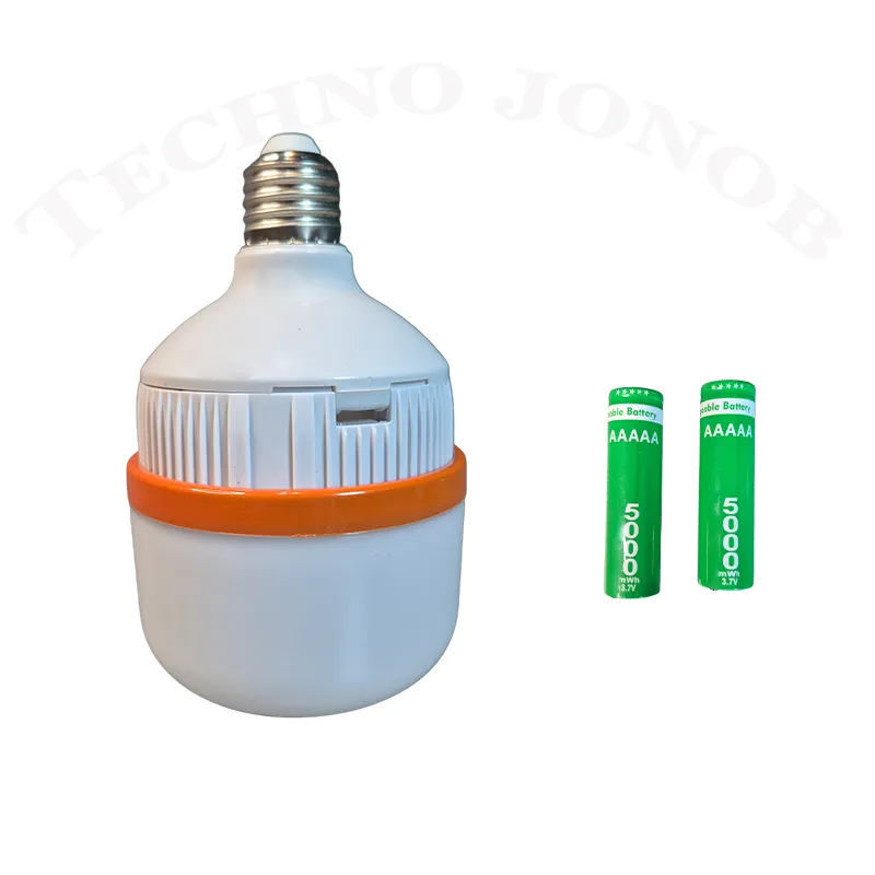 لامپ اضطراری شارژی 30 وات جمع شونده باتری 10 هزار میلی آمپر ساعت | Emergency lamp 30W — تصویر ۳