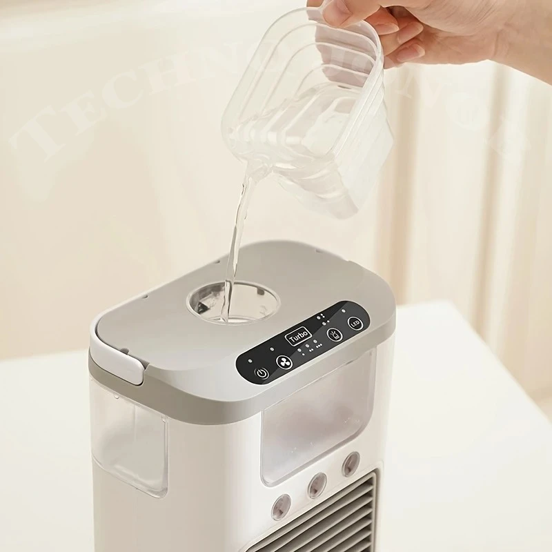 کولر مه پاش رومیزی شارژی مدل (Air Cooler Fan) K918 — تصویر ۷