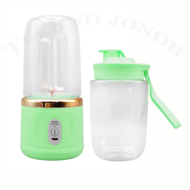شیکر شارژی دوقلو 400 میلی لیتر مدل HP-22 (Small Portable Juicer) — تصویر ۲