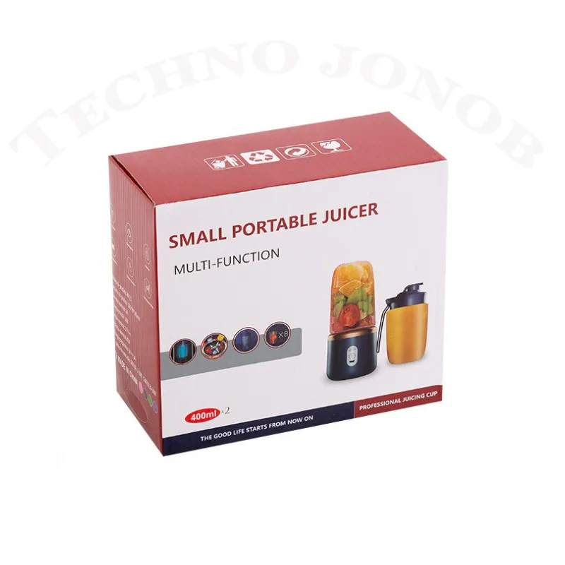 شیکر شارژی دوقلو 400 میلی لیتر مدل HP-22 (Small Portable Juicer) — تصویر ۷