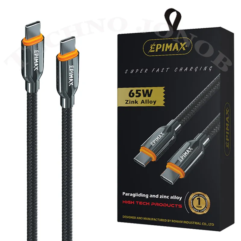 کابل شارژ تایپ سی به تایپ سی اپیمکس Epimax EC-129 — تصویر ۴
