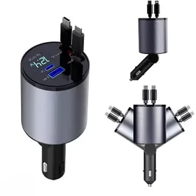 شارژر فندکی خودرو فست شارژ 120 وات |Car Charger 4in1 — تصویر ۸