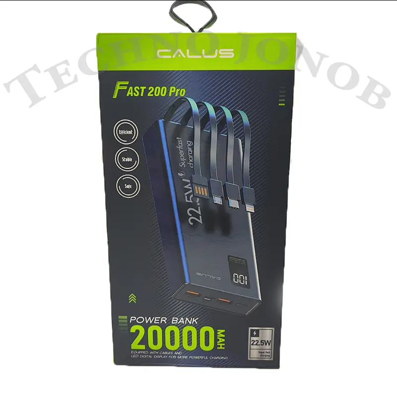 پاوربانک 20000 | 22.5W برند Calus مدل Fast 200 PRO — تصویر ۴