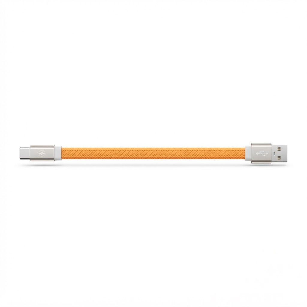 کابل شارژ کوتاه پاوربانکی USB به TYPE C