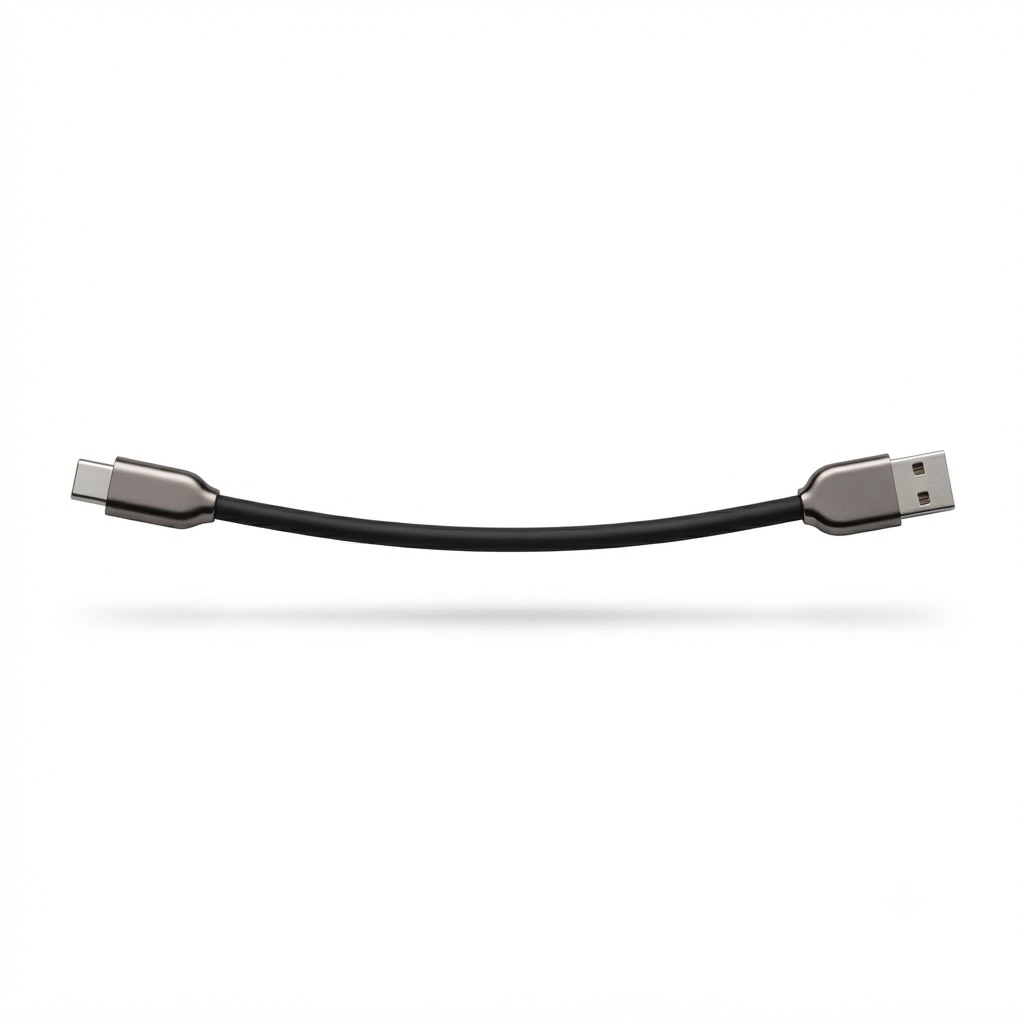کابل شارژ کوتاه پاوربانکی USB به Micro Usb