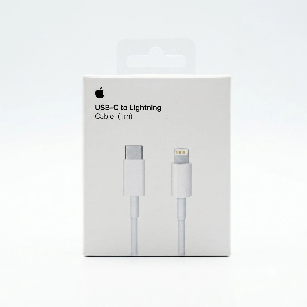 کابل فست شارژ تبدیل USB-C به لایتنینگ اپل طول ۱ متر