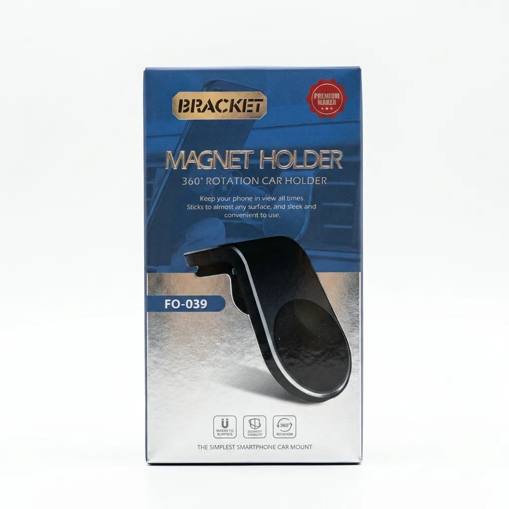 هولدر مغناطیسی دریچه‌ای موبایل Bracket مدل FO-039؛ چرخش ۳۶۰ درجه — تصویر ۲
