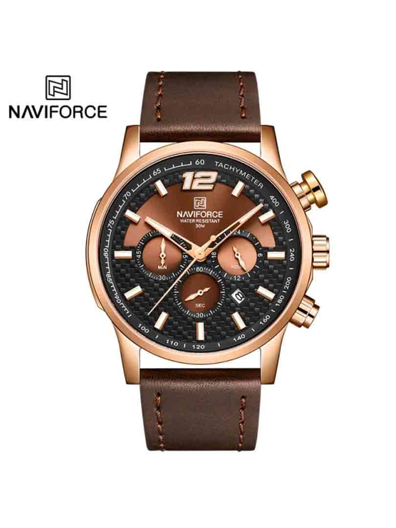 ساعت مچی عقربه ای مردانه نیوی فورس Naviforce NF 8002 RG/CE