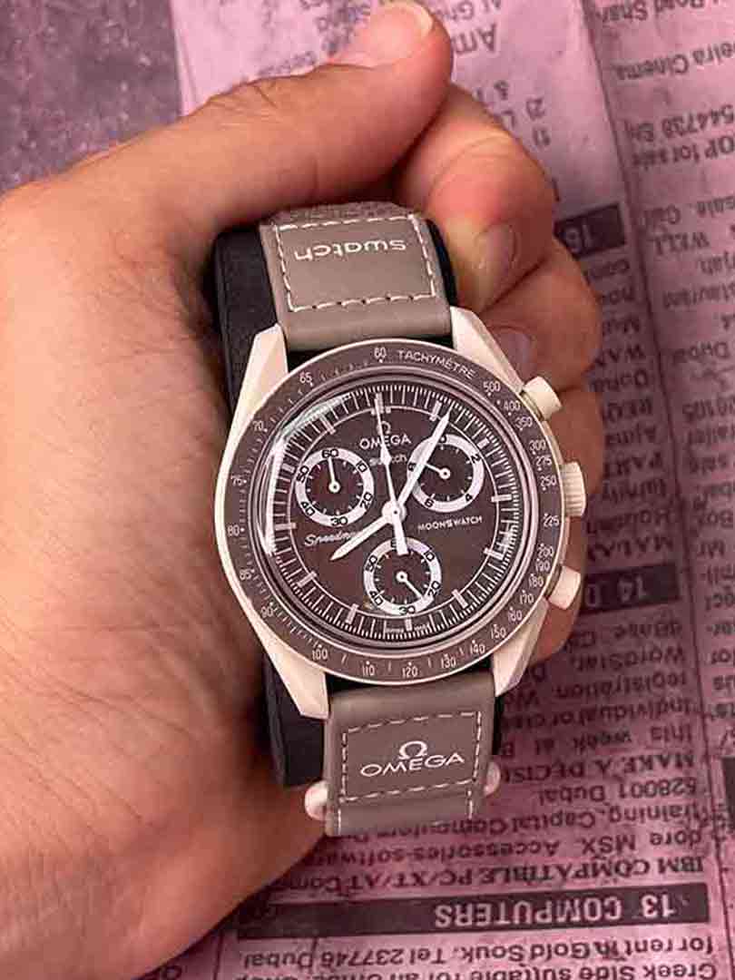 ساعت مچی امگا سواچ مدل ماموریت کره زمین ( NEW-karmi)Omega Swatch Mission On Earth2024