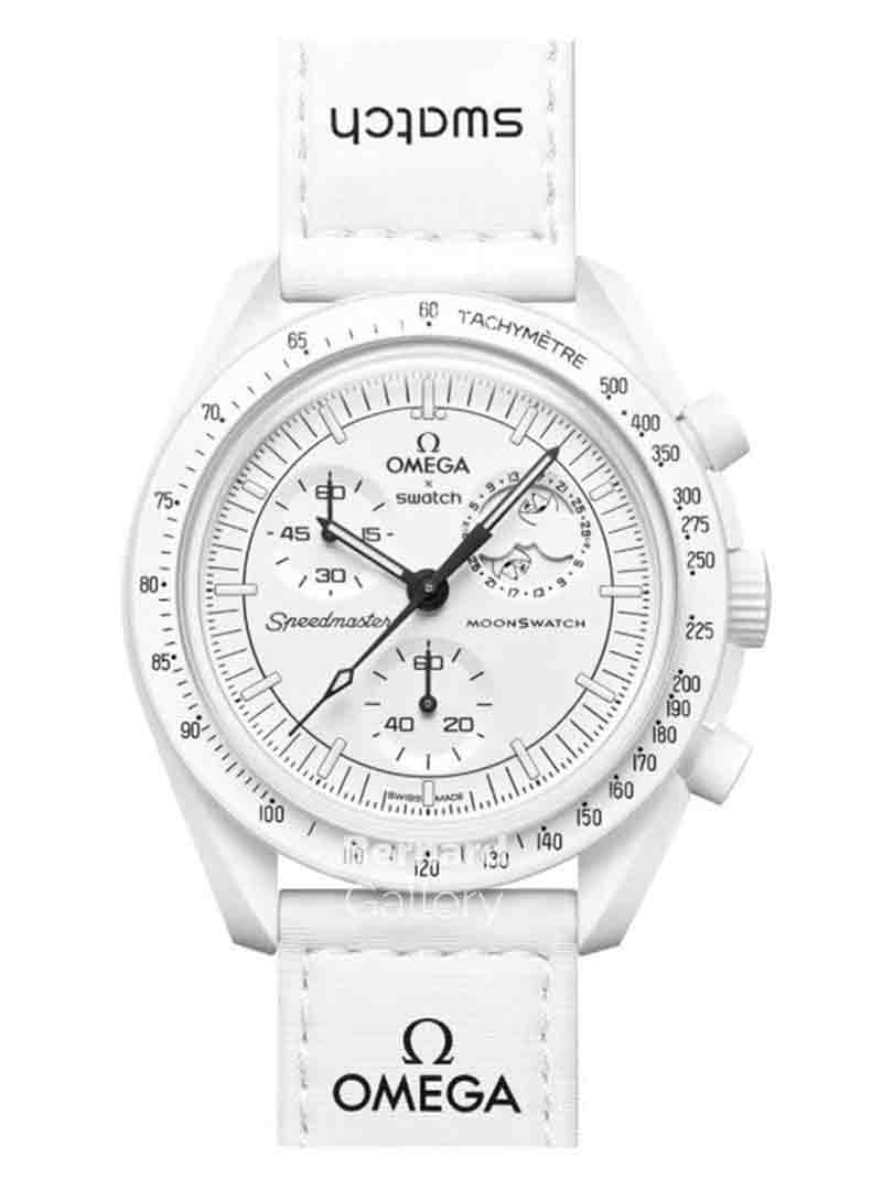ساعت امگا سواچ ماه سفید اسنوپی Omega Swatch Mission To Moon Snoopy 2024 — تصویر ۲