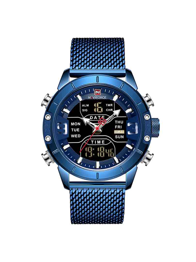 ساعت مچی دوزمانه مردانه نیوی فورس NAVIFORCE 9153 BE