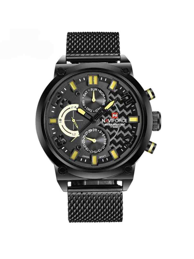 ساعت مچی عقربه ای مردانه بنداستیل NAVIFORCE nf9068 sBYB — تصویر ۲