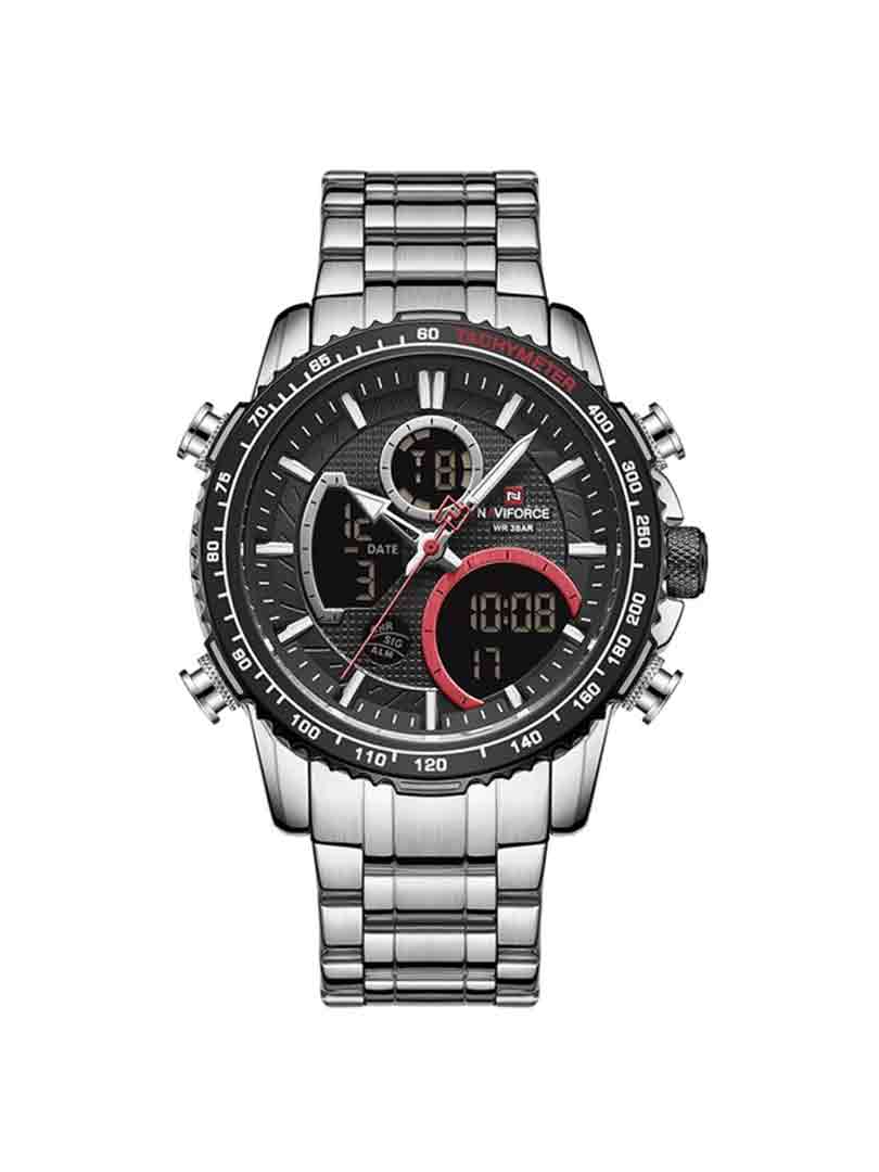 ساعت مچی دوزمانه مردانه نیوی فورس NAVIFORCE NF 9182 S/W — تصویر ۲