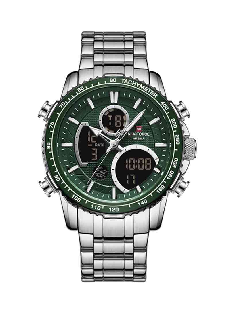 ساعت مچی دوزمانه مردانه نیوی فورس NAVIFORCE NF 9182 S/GN