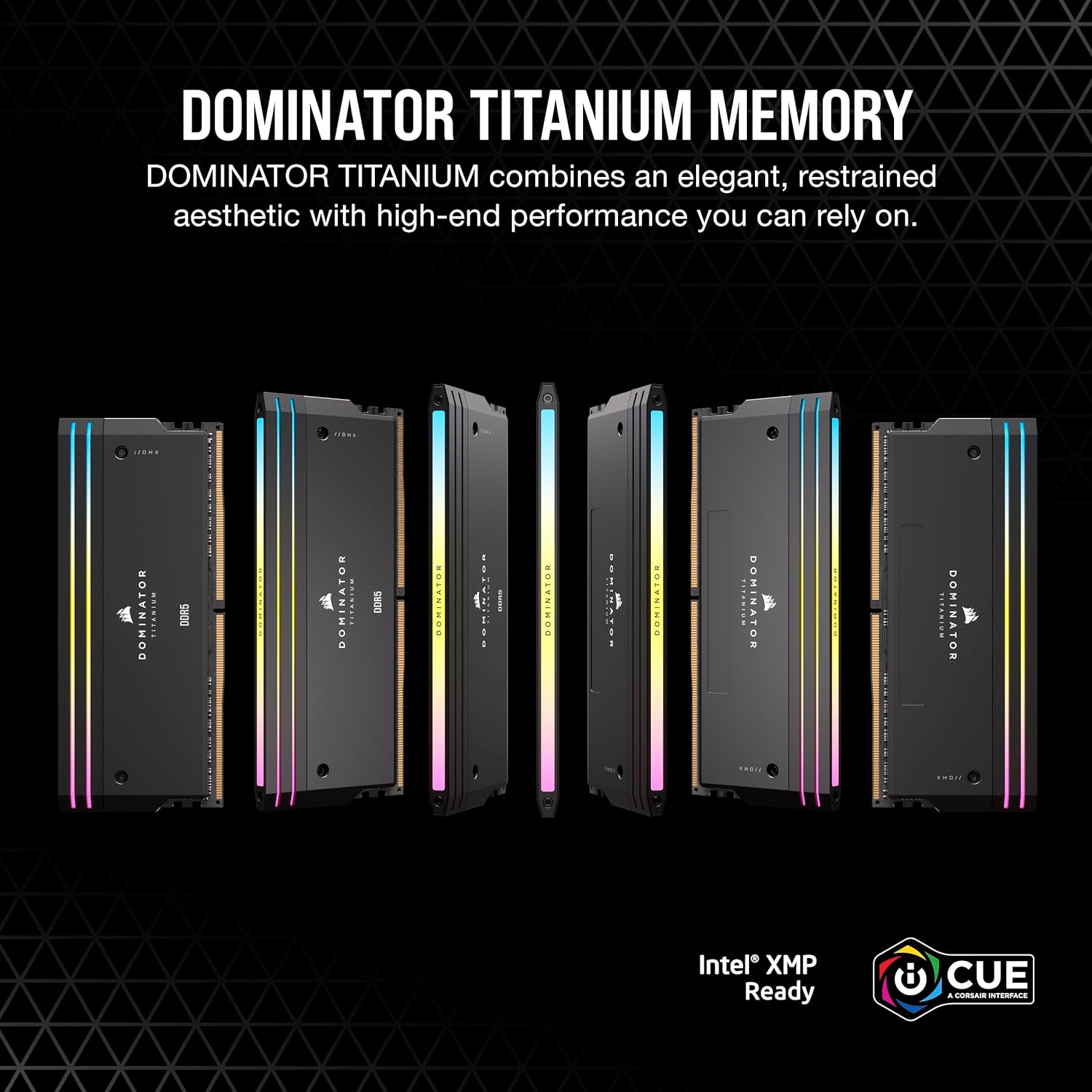 رم 96 گیگابایت 6600 مگاهرتز DOMINATOR TITANIUM RGB CL32 DDR5 کورسیر — تصویر ۴