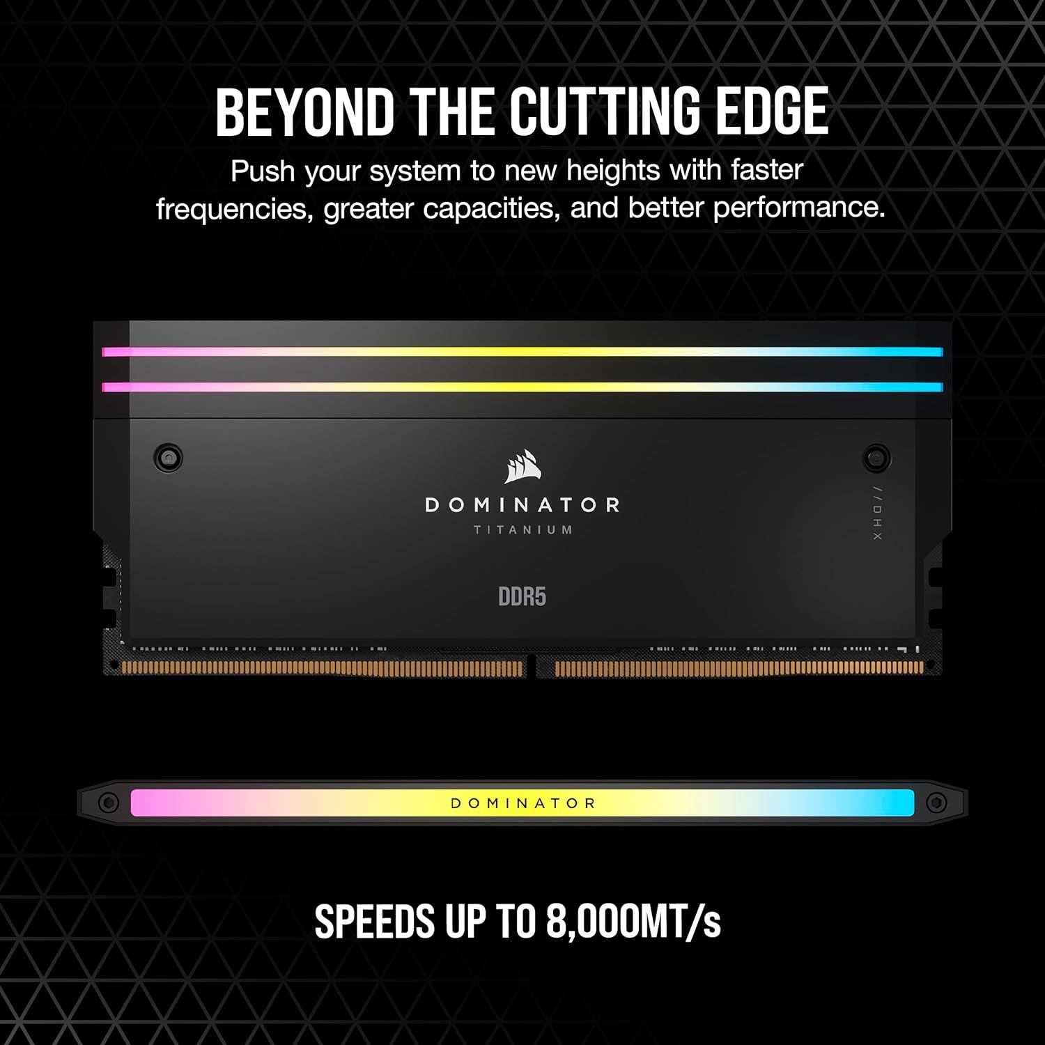 رم 96 گیگابایت 6600 مگاهرتز DOMINATOR TITANIUM RGB CL32 DDR5 کورسیر — تصویر ۵