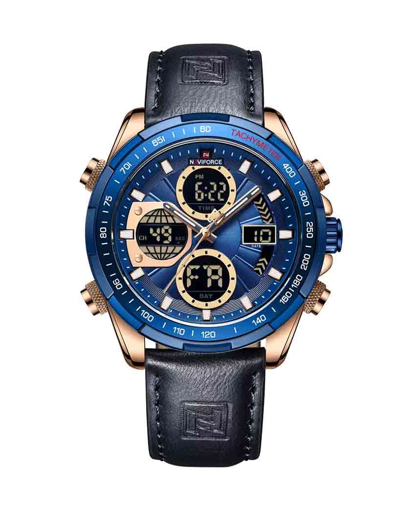 ساعت مچی دوزمانه مردانه نیوی فورس Naviforce 9197 NF RG/BE/BE — تصویر ۲