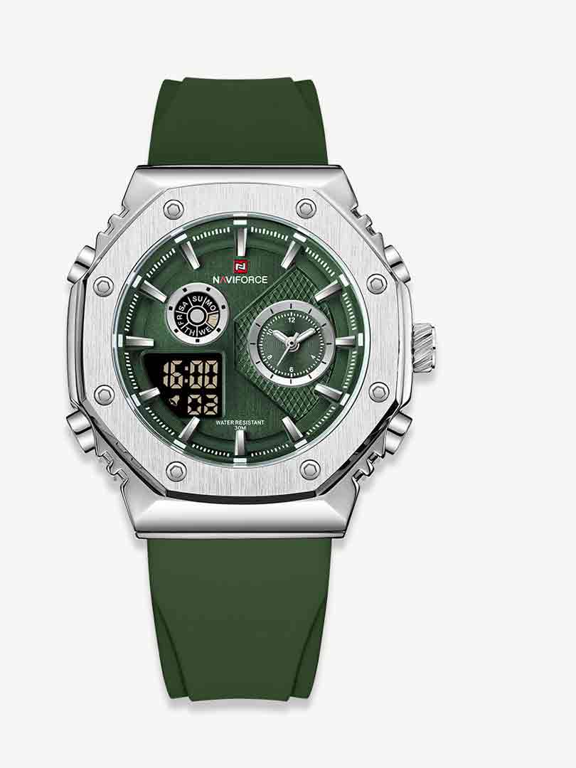 ساعت مچی دوزمانه مردانه نیوی فورس Naviforce 9216 S/GN/GN