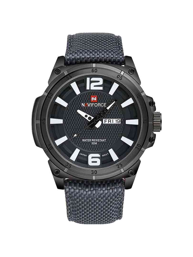 ساعت مچی عقربه ای مردانه نیوی فورس Naviforce NF 9066 B/W/GY