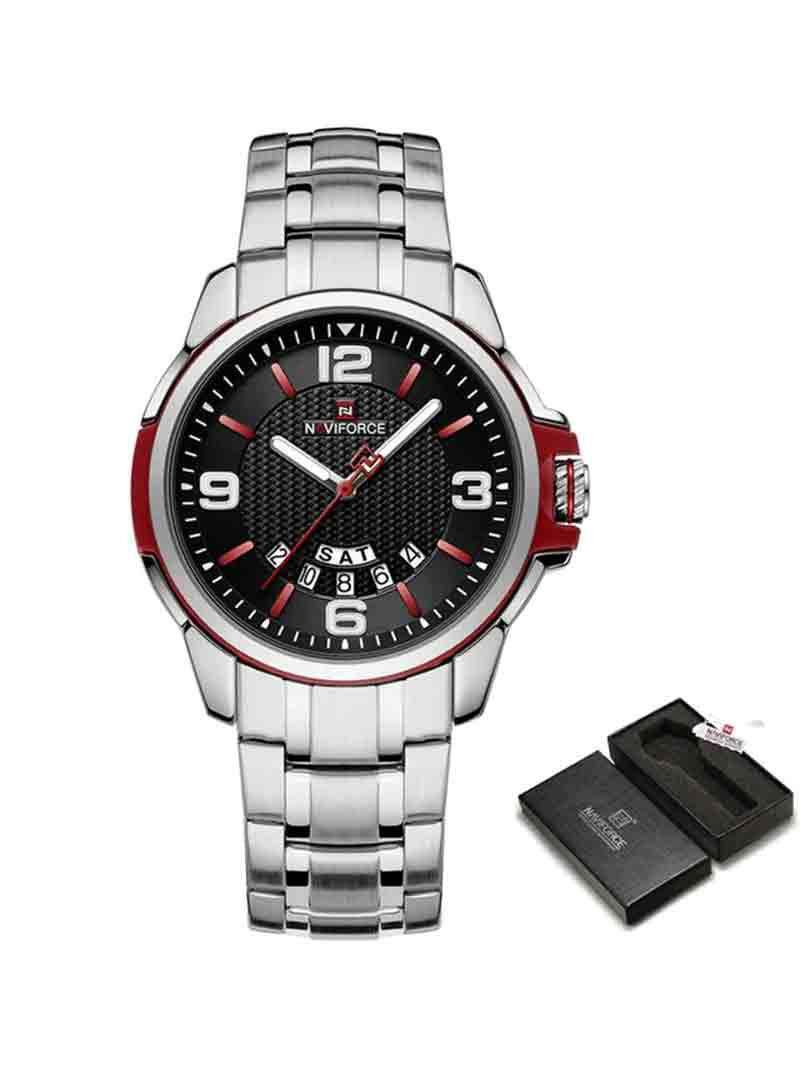 ساعت مچی عقربه ای مردانه نیوی فورس Naviforce 9215 S/R/B