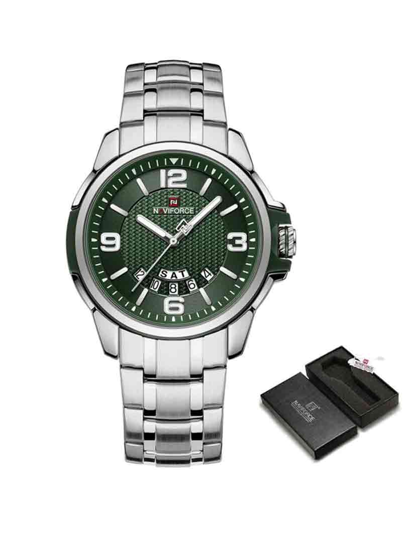 ساعت مچی عقربه ای مردانه نیوی فورس Naviforce 9215 S/GN/GN