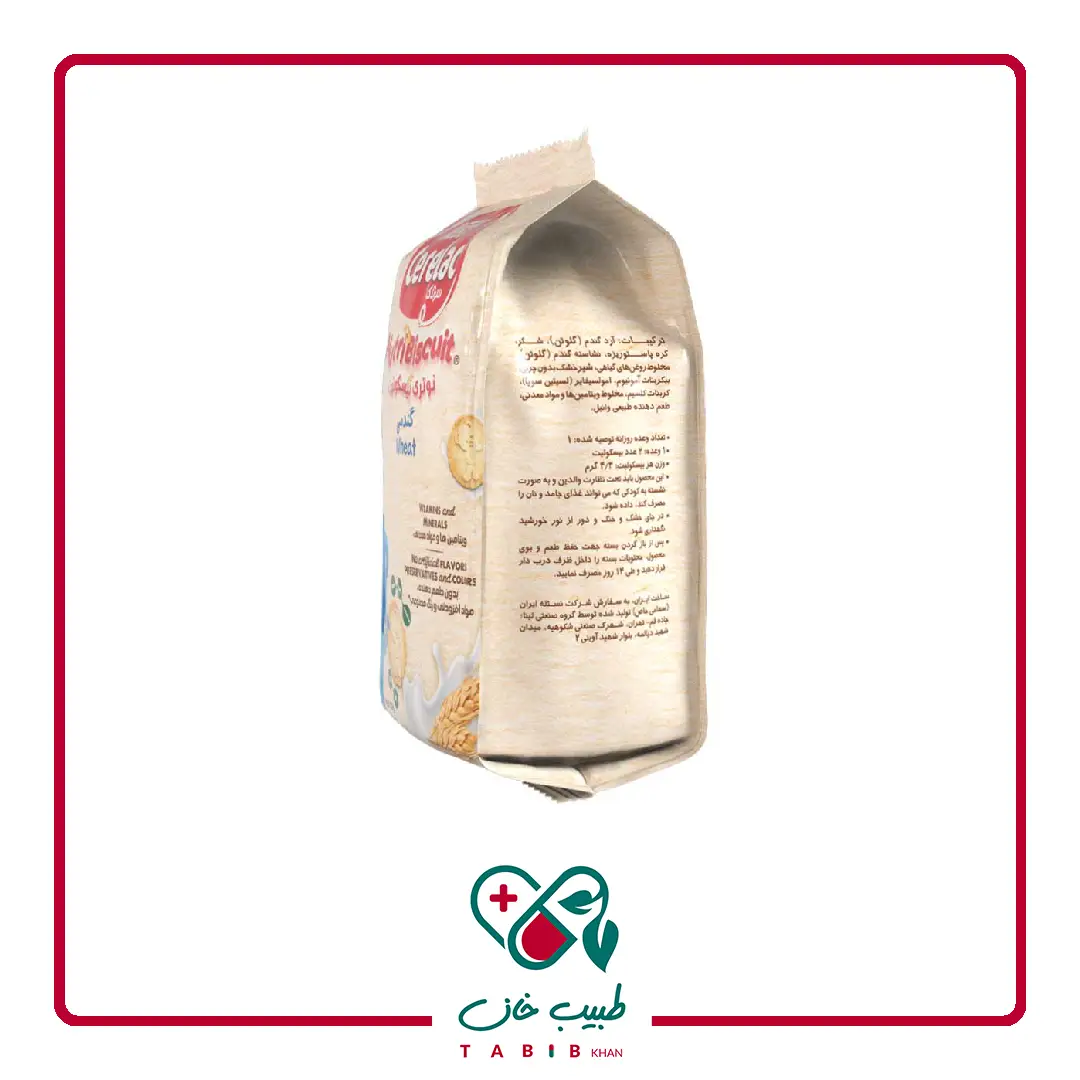 سرلاک نوتری بیسکوییت گندمی نستله مناسب کودکان از پایان 12 ماهگی 80 گرم/Nestle Nutri Biscuit Wheat Cerelac 80 G — تصویر ۳