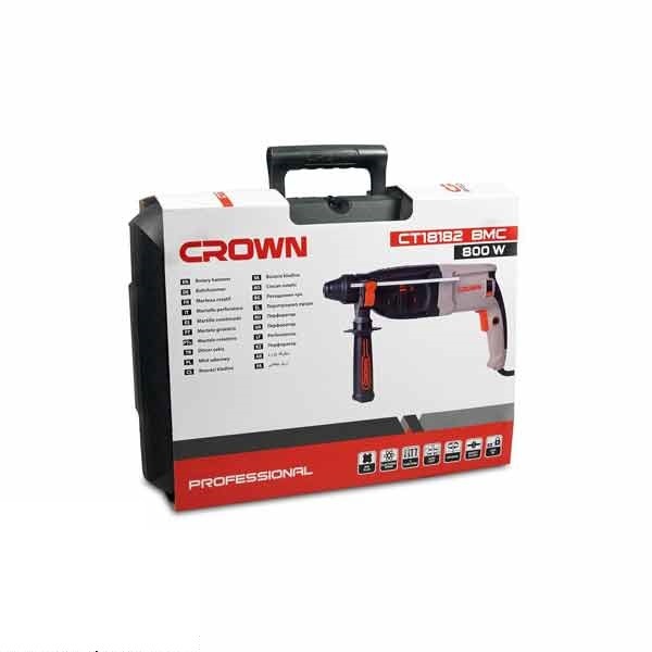 دریل بتن کن طرح بوش 800 وات کرون مدل CT18182 — تصویر ۴