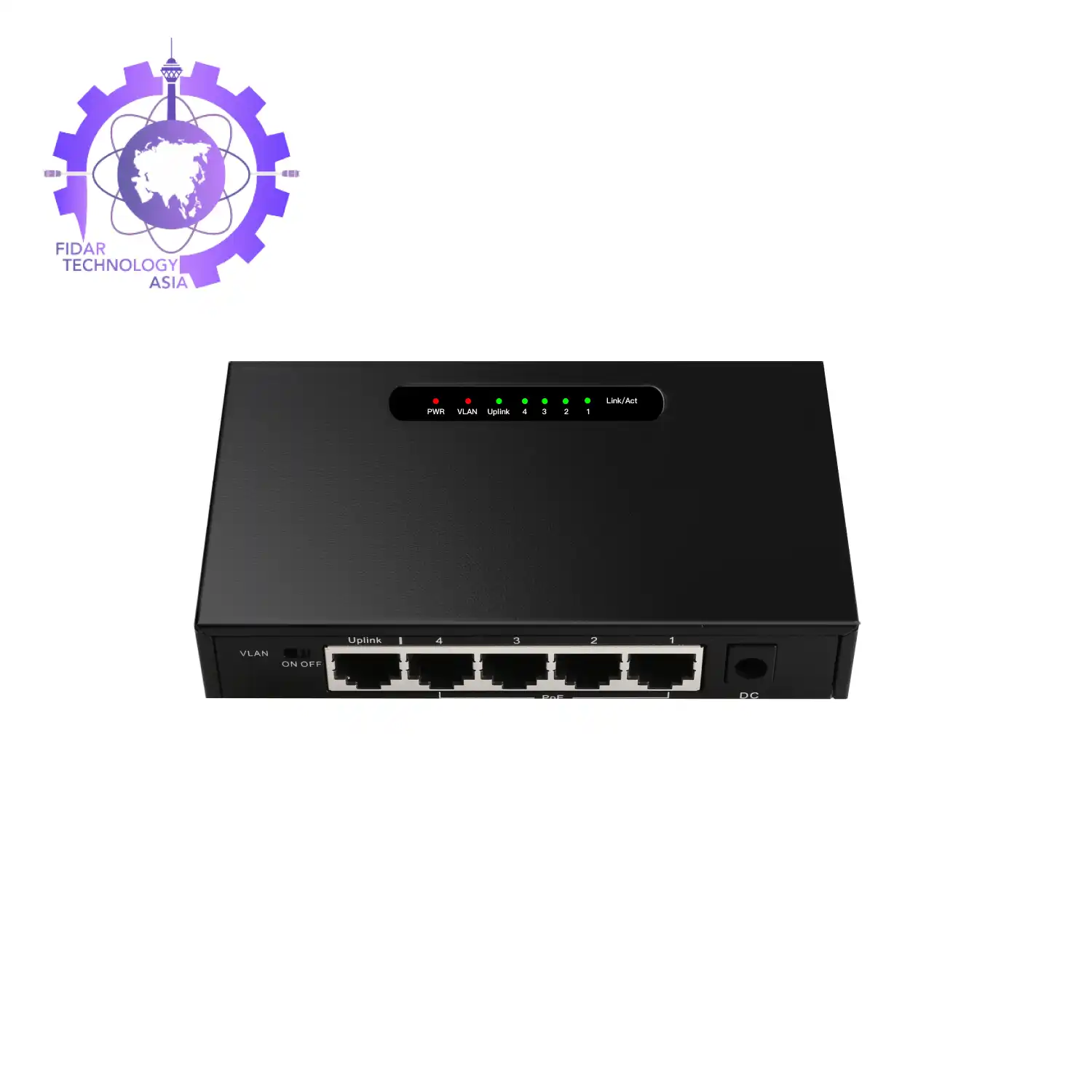 سوئیچ شبکه 5 پورت مارلیک تک TXE104 در بازار شبکه — تصویر ۳