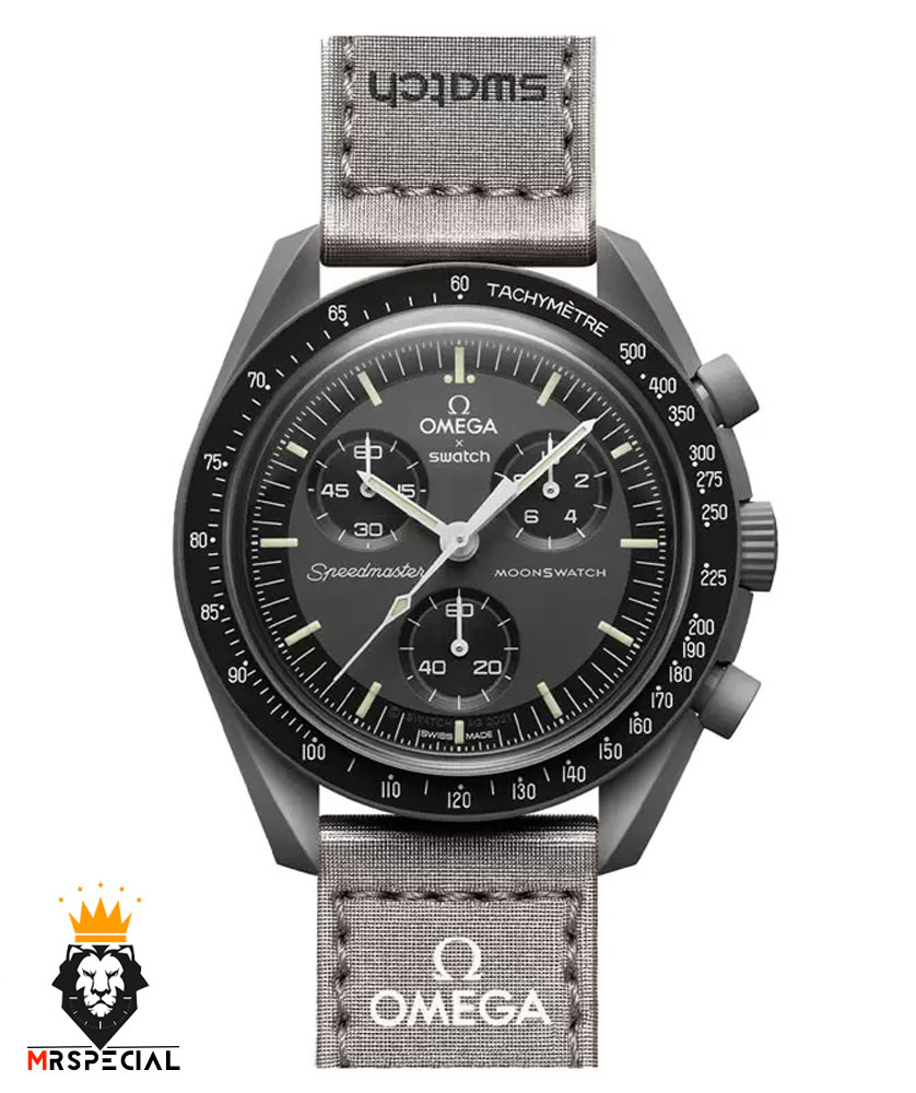 ساعت مچی امگا سواچ مدل مأموریت به عطارد OmegaSwatch Moonswatch 0973 — تصویر ۲