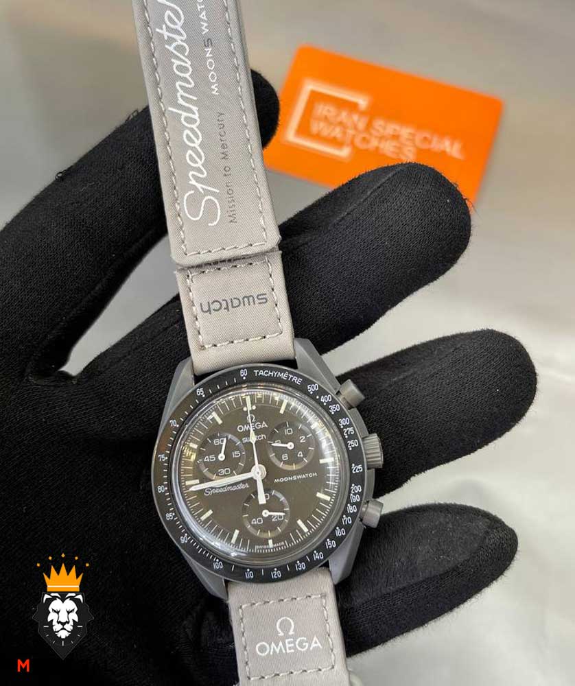 ساعت مچی امگا سواچ مدل مأموریت به عطارد OmegaSwatch Moonswatch 0973 — تصویر ۴