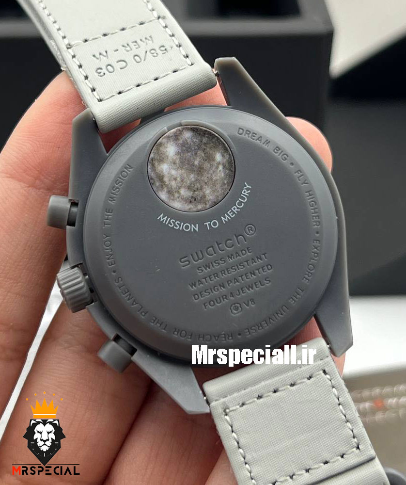 ساعت مچی امگا سواچ مدل مأموریت به عطارد OmegaSwatch Moonswatch 0973 — تصویر ۷
