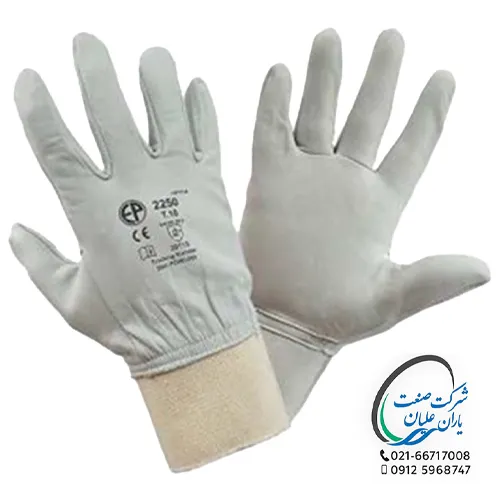 دستکش ایمنی کوتاه مدل آرگون کد E654 — تصویر ۳