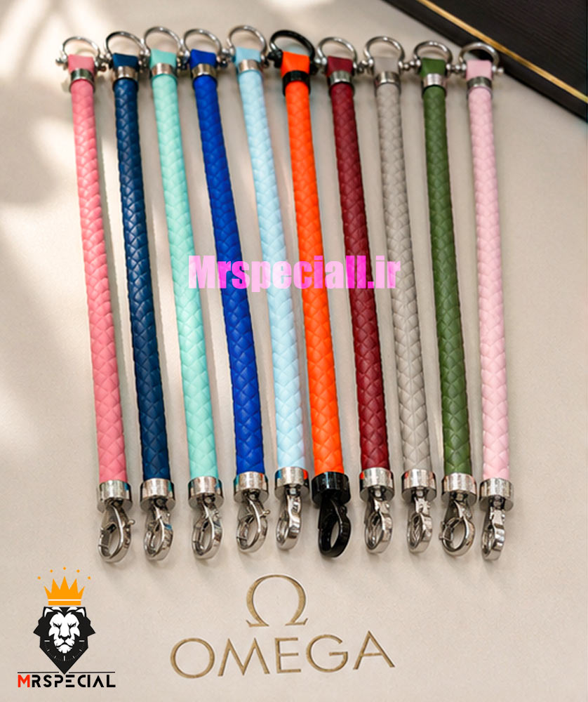 دستبند امگا سیلیکونی با قفل استیل 2224 Omega silicone bracelet