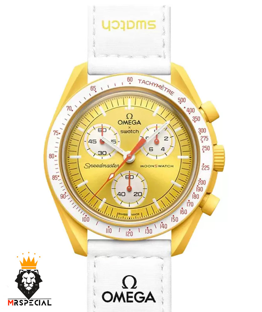ساعت مچی امگا سواچ مدل مأموریت به خورشید OmegaSwatch Moonswatch 2220 — تصویر ۲