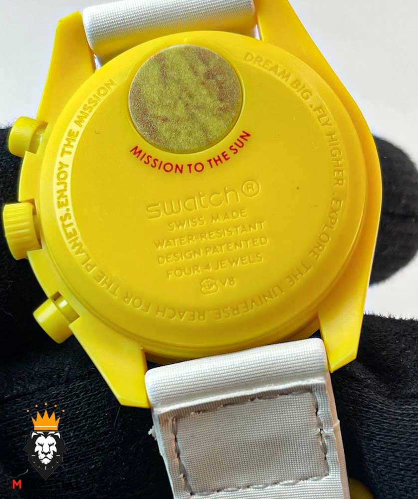 ساعت مچی امگا سواچ مدل مأموریت به خورشید OmegaSwatch Moonswatch 2220 — تصویر ۶