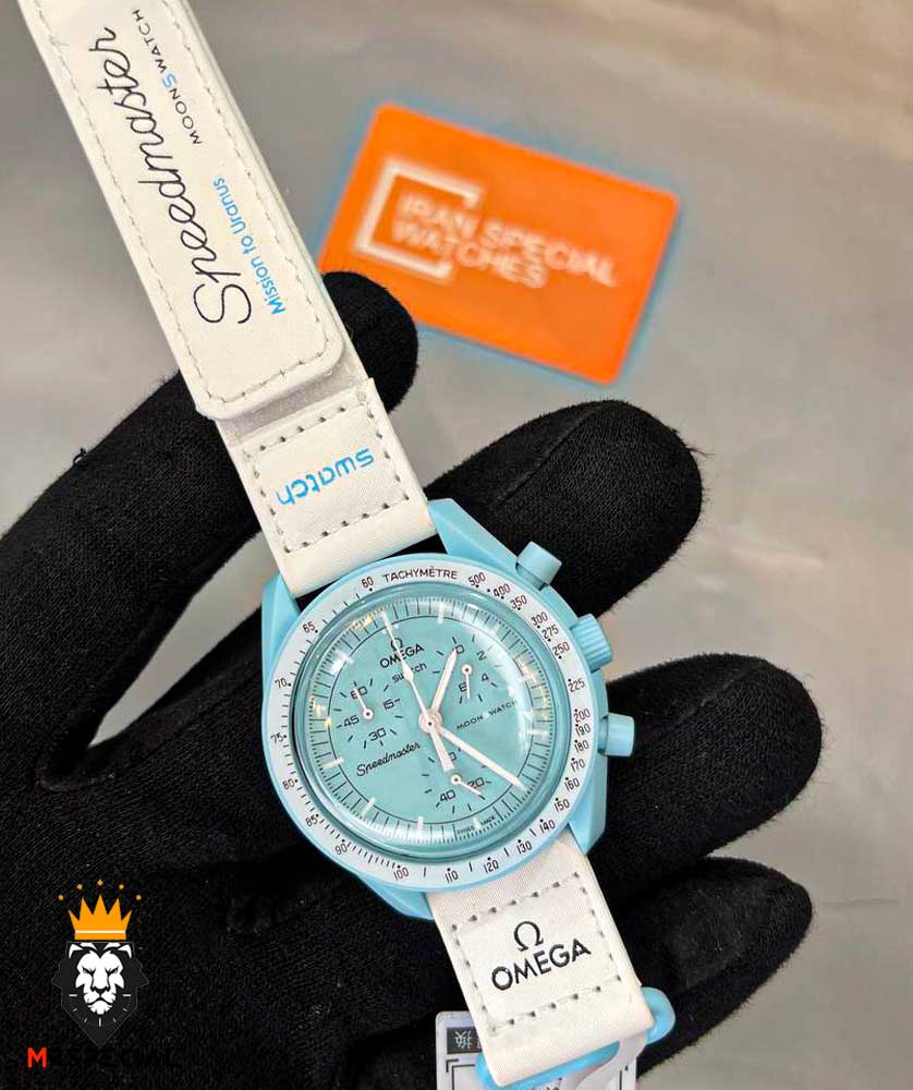 ساعت مچی امگا&سواچ مدل اورانوس OMEGA SWATCH MOONSWATCH 2218 — تصویر ۳