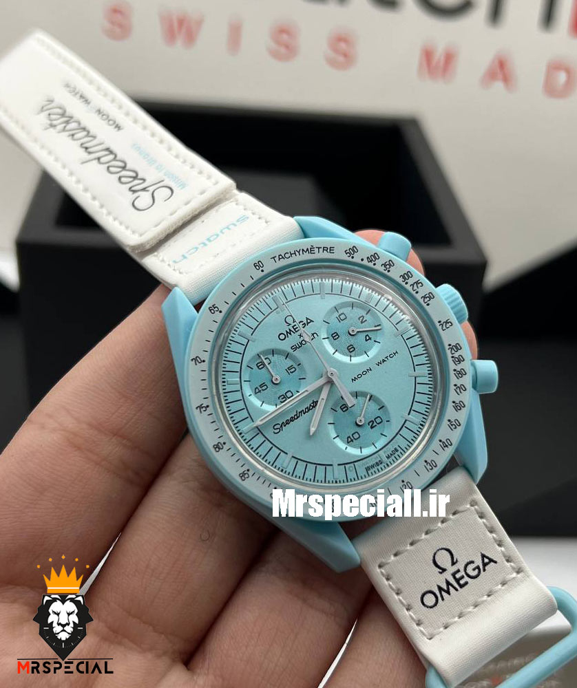 ساعت مچی امگا&سواچ مدل اورانوس OMEGA SWATCH MOONSWATCH 2218 — تصویر ۵