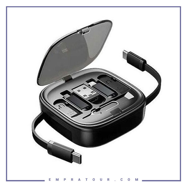 پک چند منظوره کابل و تبدیل کوتسی COTECI MULTIFUNCTIONAL TELESCOPIC CORD STORAGE BOX 87701 — تصویر ۲