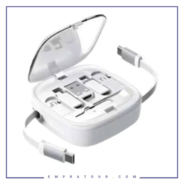 پک چند منظوره کابل و تبدیل کوتسی COTECI MULTIFUNCTIONAL TELESCOPIC CORD STORAGE BOX 87701 — تصویر ۶